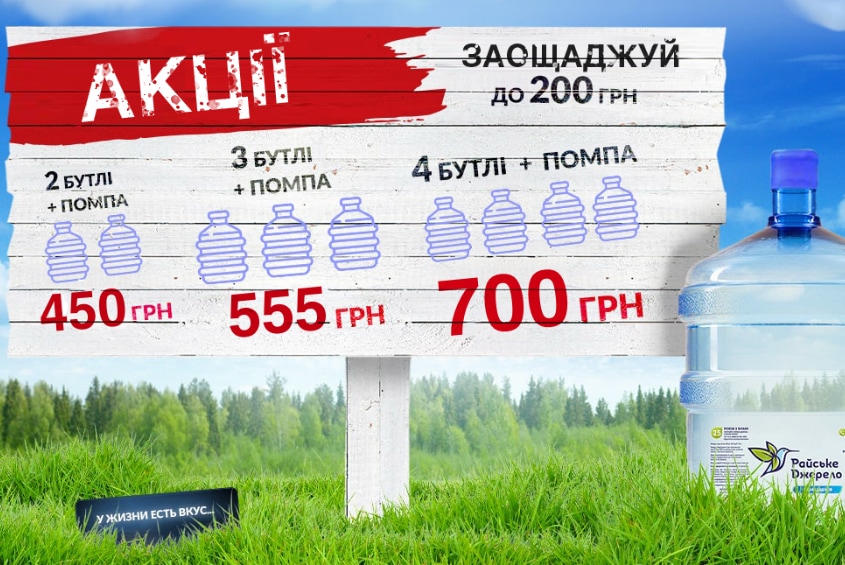 доставка води