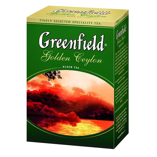 Чай черный листовой Гринфилд (Greenfield) Golden Ceylon 100г