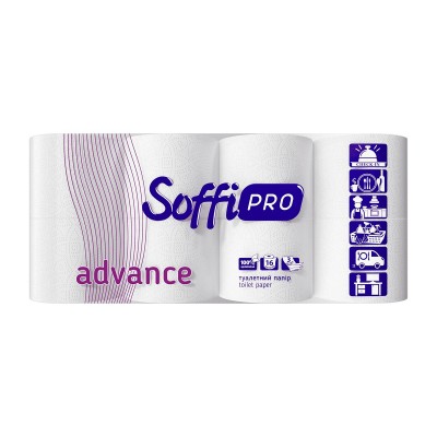 Папір туалетний СофіПРО (SoffiPRO) Advance X 16шт