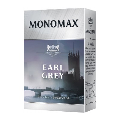 Чай чорний листовий Мономах Earl Grey 90г