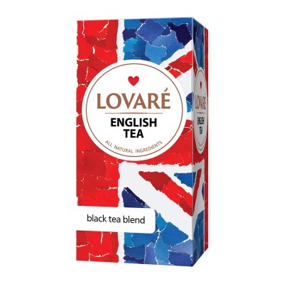 Чай чорний пакетований Lovare TRAVEL English Tea 2г X 24шт