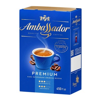 Кофе зерновой Амбассадор (Ambassador) Premium 450г