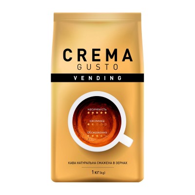 Кофе зерновой Амбассадор (Ambassador) Vending Crema Gusto 1кг