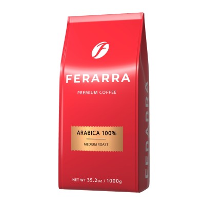 Кава зернова Ferarra Arabica 100% 1кг