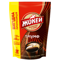 Кофе растворимый Жокей "Триумф" (зип-пак) 130 г.+40г.