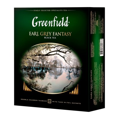 Чай пакетований Greenfield "Earl Grey Fantasy" 1.5 г.х100 пак.