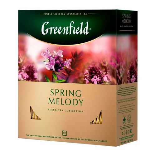 Чай пакетированный Greenfield "Spring Melody" 1.5 г.х100 пак.