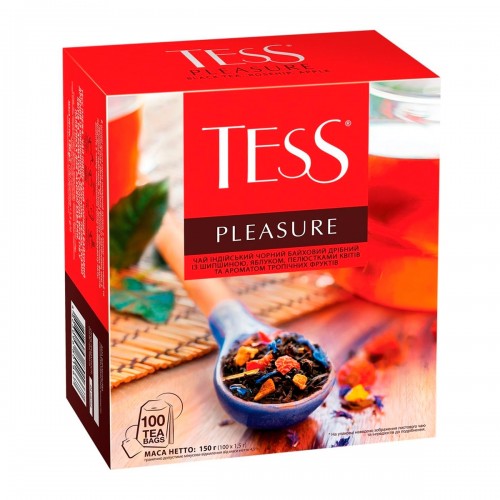 Чай пакетированный ТESS "Pleasure" 1.5 г.х100 пак.