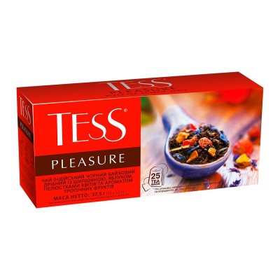 Чай пакетированный TESS "Pleasure" 1.5 гр.х25 пак.