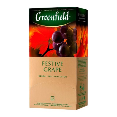 Чай пакетированный Greenfield "Festive Grape" 1.5 г.х25 пак.