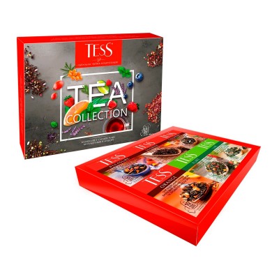 Чай пакетований Тесс (Tess) Collection асорті 6-видів X 60шт
