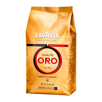 Кофе зерновой Lavazza "Qualita Oro" 1 кг.