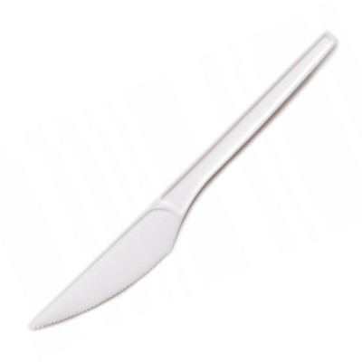 Ножи пластиковые ArkaPlast 165 мм. 100 шт./пак. белые