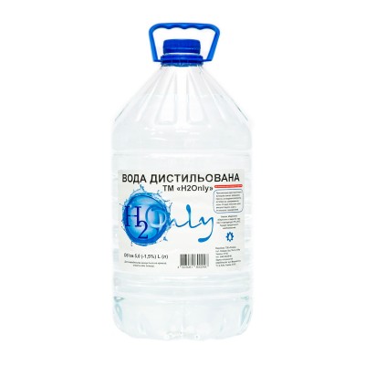 Вода дистиллированная H2Only ™ Бутыль 5л